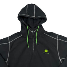 Load image into Gallery viewer, JOHN DEERE Classic Embroidered Mini Logo 1/4 Zip Pullover Hoodie
