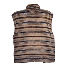 Load image into Gallery viewer, Vintage Aztec Crazy Abstract Patterned Cotton Sleeveless Flannel Shirt
