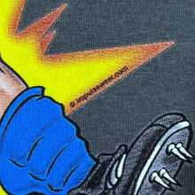 Load image into Gallery viewer, Soccer Football Monster Cartoon Character Graphic Grey T-Shirt
