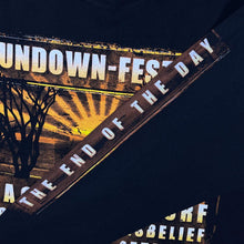 Load image into Gallery viewer, Sundown Festival “The End Of The Day” Heavy Metal Band Festival Long Sleeve T-Shirt
