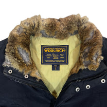 Load image into Gallery viewer, Vintage WOOLRICH Fur Trim Down Fill Padded Longline Zip Jacket
