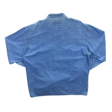 Load image into Gallery viewer, Vintage Stockerpoint Cowboy Western Blue Denim Collarless Grandad Long Sleeve Shirt
