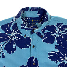 Load image into Gallery viewer, Ralph Lauren &quot;RL Untucked Fit&quot; Hawaiian Floral Patterned Short Sleeve Button-Up Shirt
