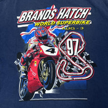 Load image into Gallery viewer, Vintage Screen Stars (1997) BRANDS HATCH &quot;World Superbike&quot; MOTO GP SBK Graphic Single Stitch T-Shirt
