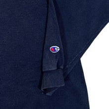Load image into Gallery viewer, Vintage Champion Made In Mexico Embroidered Mini Logo Navy Blue Sweatshirt
