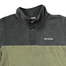 Load image into Gallery viewer, COLUMBIA SPORTSWEAR Classic Colour Block 1/4 Button Pullover Fleece Sweatshirt
