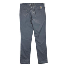 Load image into Gallery viewer, CARHARTT &quot;Sid Pant&quot; Classic Grey Slim Fit Skater Chino Trousers
