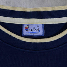 Load image into Gallery viewer, Vintage Wind Sportswear Embroidered Mini Logo Navy Blue Crewneck Sweatshirt
