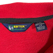 Load image into Gallery viewer, Vintage EBTEK Eddie Bauer Classic Red 1/4 Zip Fleece Sweatshirt
