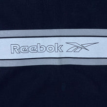 Load image into Gallery viewer, Reebok Classic Logo Spellout Graphic Dark Navy Blue Cotton T-Shirt

