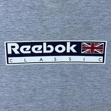 Load image into Gallery viewer, Early 00's Reebok Classic Logo Spellout Graphic Grey Short Sleeve T-Shirt
