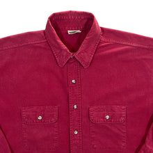 Load image into Gallery viewer, Vintage Five Brother Classic Red Long Sleeve Heavy Cotton Shirt
