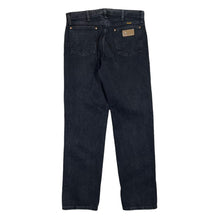 Load image into Gallery viewer, Early 00&#39;s WRANGLER Classic Black Denim Straight Leg Jeans
