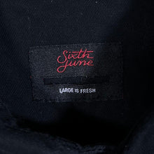 Load image into Gallery viewer, Sixth June Cowboy Western Black Cotton Popper Long Sleeve Shirt
