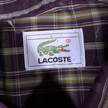 Load image into Gallery viewer, Vintage Lacoste Mini Logo Plaid Check Long Sleeve Button-Down Shirt
