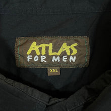 Load image into Gallery viewer, Atlas For Men Cowboy Western Embroidered Black Cotton Long Sleeve Shirt
