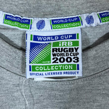 Load image into Gallery viewer, Vintage IRB RUGBY WORLD CUP 2003 Australia Souvenir Grey Cotton T-Shirt
