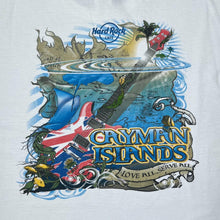 Load image into Gallery viewer, HARD ROCK CAFE “Cayman Islands” Souvenir Spellout Graphic T-Shirt
