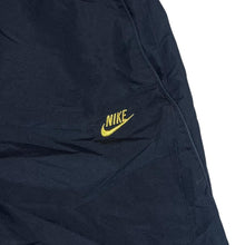 Load image into Gallery viewer, NIKE Classic Essential Embroidered Mini Logo Black Tracksuit Bottoms
