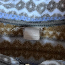 Load image into Gallery viewer, Early 00&#39;s Fairisle Crazy Patterned Zip Fleece Sweatshirt
