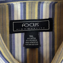 Load image into Gallery viewer, Focus Multi Striped Patterned Western Style Long Sleeve Shirt
