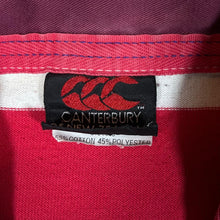 Load image into Gallery viewer, Vintage 90's CANTERBURY Of New Zealand Multi Colour Block Striped Short Sleeve Rugby Polo Shirt
