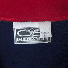 Load image into Gallery viewer, Vintage CHIEMSEE Colour Block Mini Centre Logo 1/4 Zip Pullover Fleece Sweatshirt
