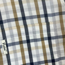 Load image into Gallery viewer, Rydale &quot;Carnaby&quot; Multi Plaid Country Check Short Sleeve Cotton Blend Shirt
