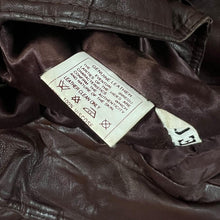 Load image into Gallery viewer, Vintage 90&#39;s PEC Genuine Real Burgundy Leather Bomber Jacket
