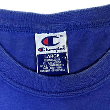 Load image into Gallery viewer, Vintage 90's Champion NFL New York Giants Football Graphic Blue T-Shirt
