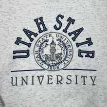 Load image into Gallery viewer, Vintage 90&#39;s Gear For Sports UTAH STATE UNIVERSITY College Souvenir Spellout Graphic Crewneck Sweatshirt

