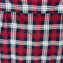 Load image into Gallery viewer, Vintage Hualu Red Grey White Plaid Check Long Sleeve Flannel Button-Up Shirt
