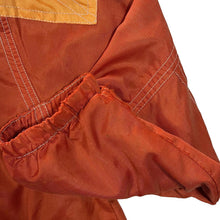 Load image into Gallery viewer, Vintage 90's TOKKA TRIBE Fleece Lined Orange Windbreaker Ski Jacket
