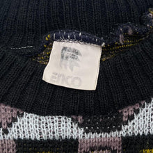 Load image into Gallery viewer, Vintage 90’s ENCO Coat Of Arms Patterned Knit Crewneck Sweater Jumper
