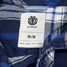 Load image into Gallery viewer, Element Plaid Check Surfer Skater Long Sleeve Button-Up Flannel Cotton Shirt
