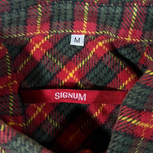 Load image into Gallery viewer, Vintage Signum Tartan Plaid Check Cotton Long Sleeve Flannel Shirt
