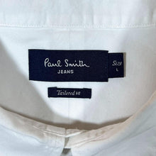 Load image into Gallery viewer, Paul Smith Jeans &quot;Tailored Fit&quot; Classic White Cotton Long Sleeve Shirt
