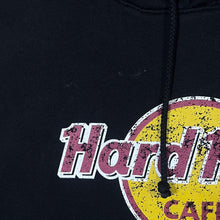Load image into Gallery viewer, Hard Rock Cafe "Cologne" Distressed Style Logo Souvenir Graphic Black Hoodie
