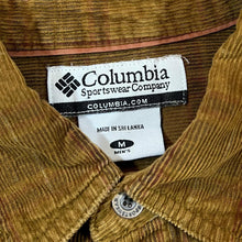 Load image into Gallery viewer, Early 00&#39;s COLUMBIA SPORTSWEAR Brown Plaid Check Corduroy Cord Long Sleeve Cotton Shirt
