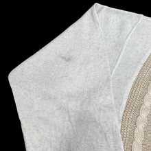 Load image into Gallery viewer, Early 00’s MAINSTREAM Patterned Knit Panel Collared Sweatshirt
