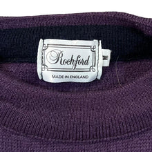 Load image into Gallery viewer, Vintage 90&#39;s ROCHFORD Made In England Embroidered Golfer Acrylic Wool Knit Sweater Jumper
