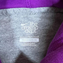 Load image into Gallery viewer, NIKE Athletic Dept. Classic Embroidered Mini Logo Purple Pullover Hoodie
