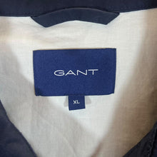 Load image into Gallery viewer, GANT Classic Basic Navy Blue Mini Logo Windbreaker Zip Bomber Jacket
