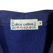 Load image into Gallery viewer, Vintage 90&#39;s ALICE COLLINS Cottage Core Check Trim Button Cardigan
