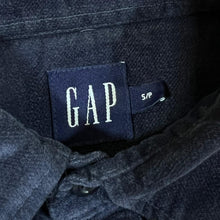 Load image into Gallery viewer, Early 00&#39;s GAP Classic Navy Blue Micro Corduroy Cord Long Sleeve Shirt
