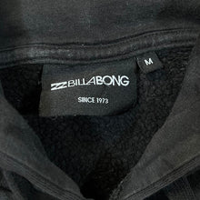 Load image into Gallery viewer, BILLABONG Surfer Skater Logo Spellout Graphic Black Pullover Hoodie
