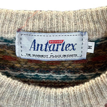 Load image into Gallery viewer, Vintage 90&#39;s ANTARTEX Grandad Patterned Pure New Wool Knit Sweater Jumper
