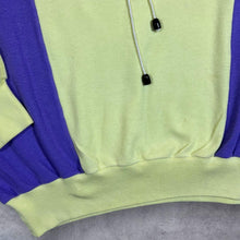 Load image into Gallery viewer, Vintage 80's Avana Bratislava Yellow Purple Colour Block Roll Neck Sweatshirt
