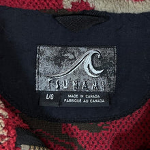 Load image into Gallery viewer, Vintage Tsunami Horse Patterned 1/4 Zip Red Fleece Sweatshirt
