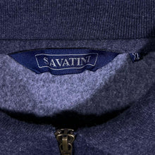 Load image into Gallery viewer, Vintage Savatini Dark Grey Colour Block 1/4 Zip Collared Sweatshirt
